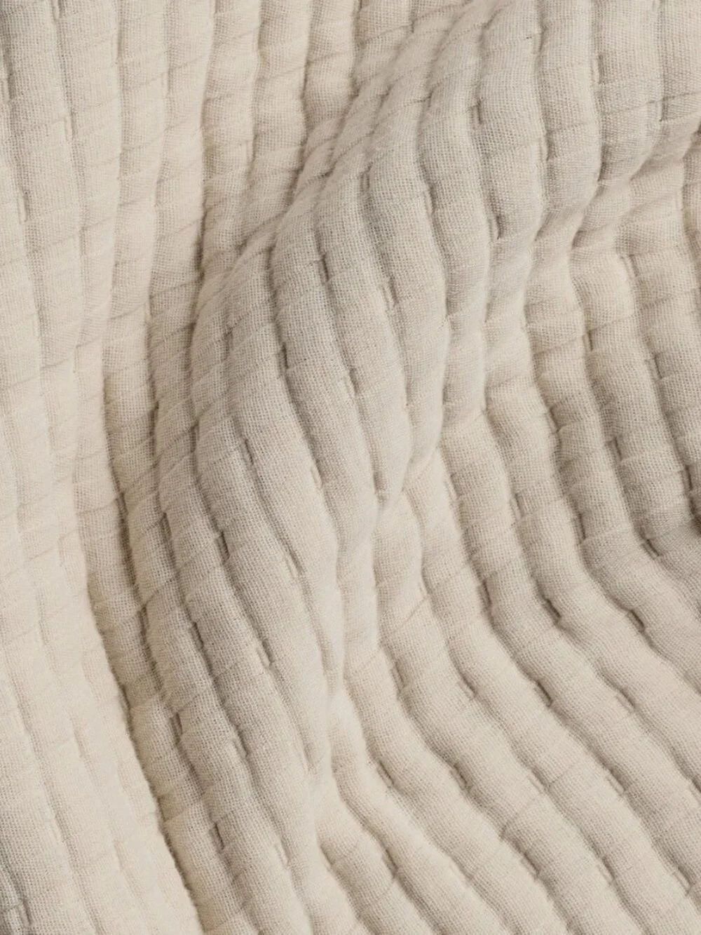 Parachute Air Cotton Coverlet - Size/Queen - Color/Bone
